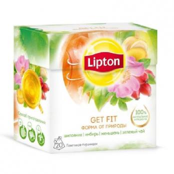LIPTON чай зелёный get fit 20пак. 36г "М"