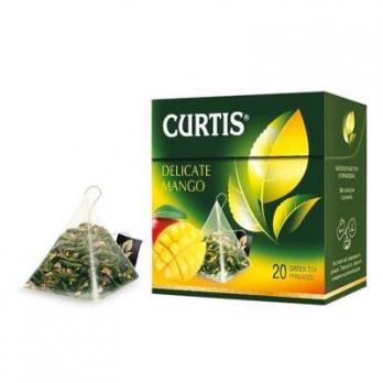CURTIS чай зелёный вкус манго 20пир 36г "М"