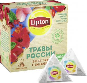 LIPTON  чайный напиток Алтайский травы и лаванда 20пир 40г "М"