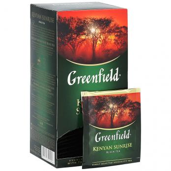 Чай черный Greenfield Kenyan Sunrise, 25 пак. "М"