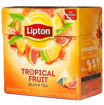 Чай Lipton Tropical Fruit 20 пир. "М"