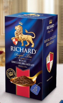 RICHARD ROYAL ENGLISH BREAKFAST чай чёрный 25 пак. 50г "М"