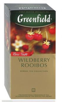 Чай Greenfield Wildberry Rooibos 25 пакетиков, "М"