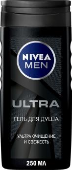 NIVEA MEN гель для душа ultra 250мл "М"