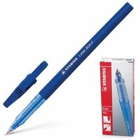 Liner 808 ручка шариковая синяя, в блистере 2шт "М"