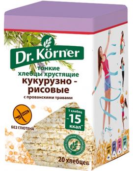 Dr. KORNER хлебцы кукурузно-рисовые с прованскими травами "СМ"
