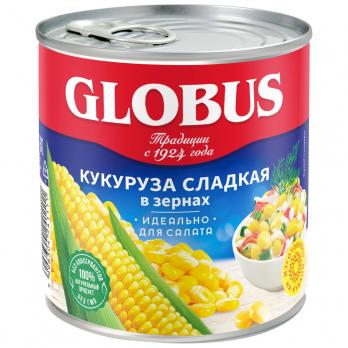 Globus кукуруза сладкая в зёрнах 425мл "СМ"