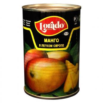 Lorado манго в лёгком сиропе  425мл "СМ"