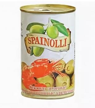 Spainolli оливки с креветкой 300мл "СМ"