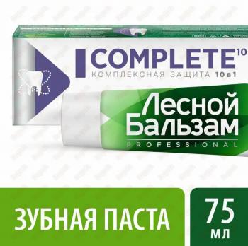 Лесной бальзам complete зубная паста 75мл "СМ"