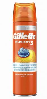Gillette fusion гель для бритья для чувствительной кожи 75мл "СМ"