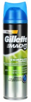 Gillette mach3 гель для бритья для чувствительной кожи 200мл "СМ"