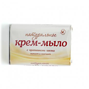 Невская косметика натуральное крем-мыло с протеинами шёлка 4*100г "СМ"