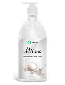 Milana жидкое крем-мыло жемчужное 1л "СМ"