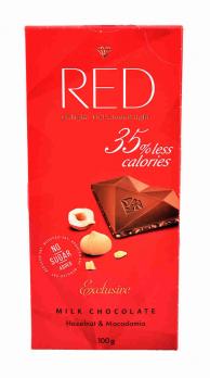 RED шоколад молочный фундук/микадамия 100г "СМ"
