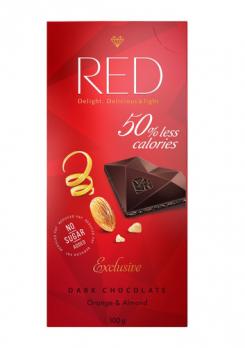 RED шоколад темный с апельсином 100г "СМ"