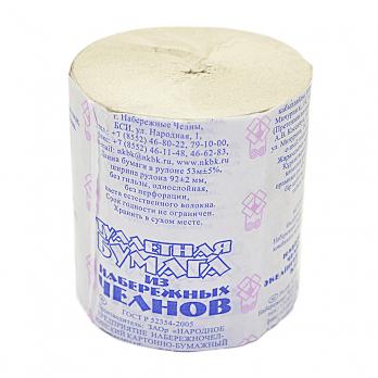 Туалетная бумага из Набережных Челнов однослойная 1 рулон