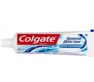 Colgate зубная паста тройное действие экстра отбеливание 100мл "СМ"