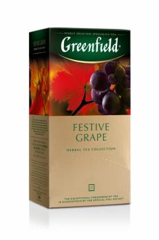Greenfield festive grape чай 25пак 50г "СМ"