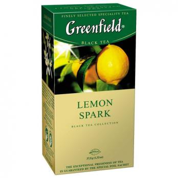 Greenfield lemon spark чай 25пак 37.5г "СМ"
