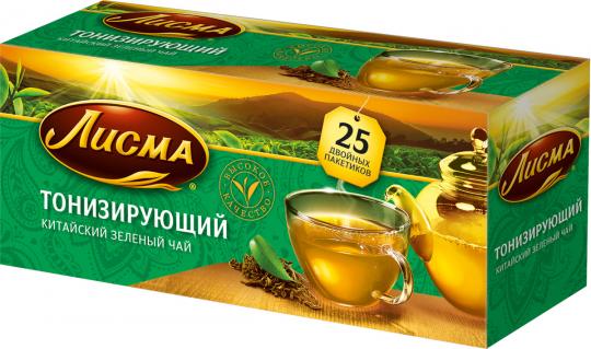 Лисма чай тонизирующий китайский 25пак 37.5г "СМ"